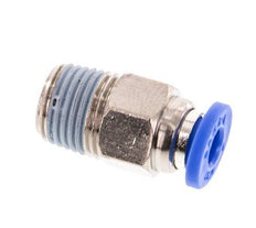 4mm x R1/8'' Push-in Fitting with Male Threads Brass/PA 66 NBR [5 Pieces]