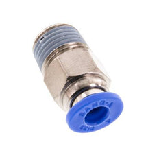 4mm x R1/8'' Push-in Fitting with Male Threads Brass/PA 66 NBR [5 Pieces]