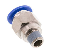10mm x R1/8'' Push-in Fitting with Male Threads Brass/PA 66 NBR [2 Pieces]
