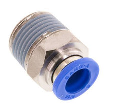 8mm x R3/8'' Push-in Fitting with Male Threads Brass/PA 66 NBR [5 Pieces]
