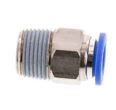 10mm x R3/8'' Push-in Fitting with Male Threads Brass/PA 66 NBR [2 Pieces]