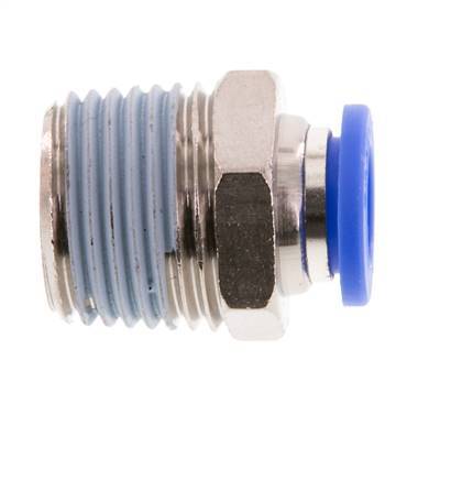 10mm x R1/2'' Push-in Fitting with Male Threads Brass/PA 66 NBR [2 Pieces]