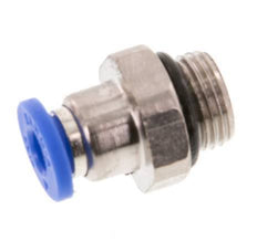 4mm x G1/8'' Push-in Fitting with Male Threads Brass/PA 66 NBR [5 Pieces]