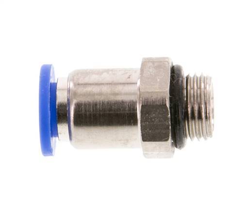 6mm x G1/8'' Push-in Fitting with Male Threads Brass/PA 66 NBR [5 Pieces]