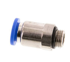 8mm x G1/8'' Push-in Fitting with Male Threads Brass/PA 66 NBR [5 Pieces]
