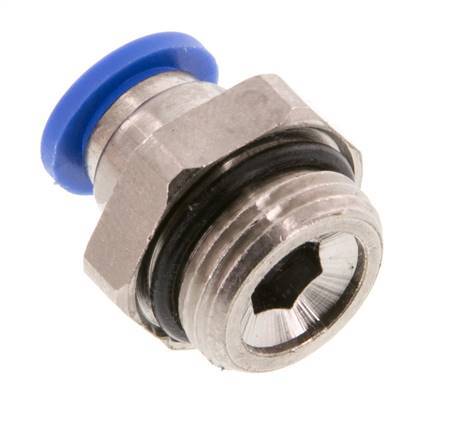 8mm x G3/8'' Push-in Fitting with Male Threads Brass/PA 66 NBR [5 Pieces]