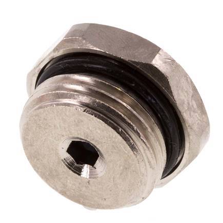 6mm x G1/2'' Push-in Fitting with Male Threads Brass/PA 66 NBR [2 Pieces]