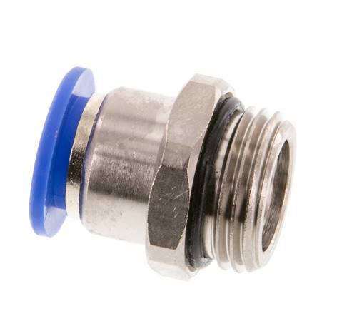 12mm x G1/2'' Push-in Fitting with Male Threads Brass/PA 66 NBR [2 Pieces]