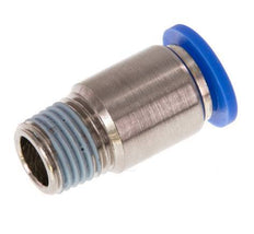 10mm x R1/4'' Push-in Fitting with Male Threads Brass/PA 66 NBR Inner Hexagon [2 Pieces]