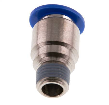 12mm x R1/4'' Push-in Fitting with Male Threads Brass/PA 66 NBR Inner Hexagon [2 Pieces]