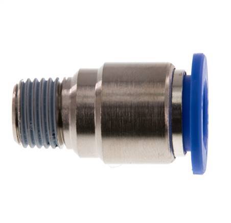 12mm x R1/4'' Push-in Fitting with Male Threads Brass/PA 66 NBR Inner Hexagon [2 Pieces]