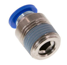 8mm x R3/8'' Push-in Fitting with Male Threads Brass/PA 66 NBR Inner Hexagon [2 Pieces]