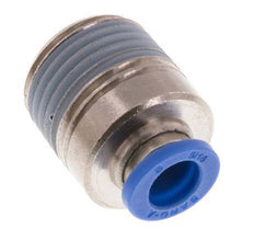 8mm x R1/2'' Push-in Fitting with Male Threads Brass/PA 66 NBR Inner Hexagon [2 Pieces]