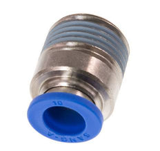 10mm x R1/2'' Push-in Fitting with Male Threads Brass/PA 66 NBR Inner Hexagon [2 Pieces]
