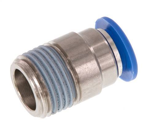 12mm x R1/2'' Push-in Fitting with Male Threads Brass/PA 66 NBR Inner Hexagon [2 Pieces]