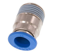 12mm x R1/2'' Push-in Fitting with Male Threads Brass/PA 66 NBR Inner Hexagon [2 Pieces]