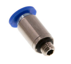4mm x M 5 Push-in Fitting with Male Threads Brass/PA 66 NBR Inner Hexagon [5 Pieces]