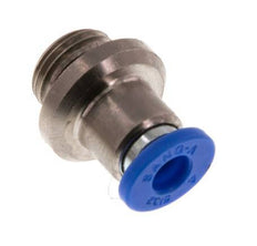 4mm x G1/8'' Push-in Fitting with Male Threads Brass/PA 66 NBR Inner Hexagon [5 Pieces]