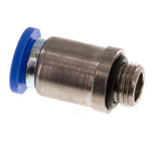 8mm x G1/8'' Push-in Fitting with Male Threads Brass/PA 66 NBR Inner Hexagon [5 Pieces]
