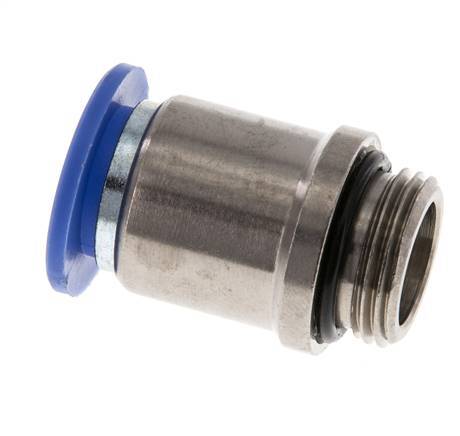 12mm x G3/8'' Push-in Fitting with Male Threads Brass/PA 66 NBR Inner Hexagon [2 Pieces]
