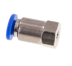 3mm x M 3 Push-in Fitting with Female Threads Brass/PA 66 NBR [2 Pieces]