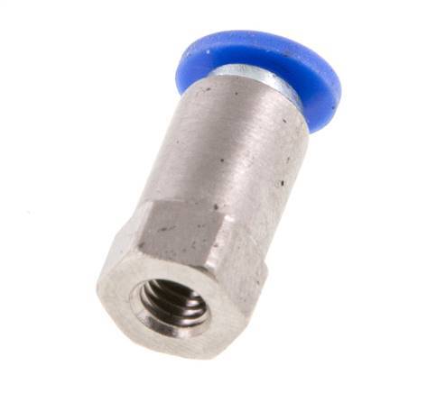 3mm x M 5 Push-in Fitting with Female Threads Brass/PA 66 NBR [2 Pieces]