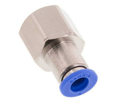 6mm x G1/4'' Push-in Fitting with Female Threads Brass/PA 66 NBR [2 Pieces]