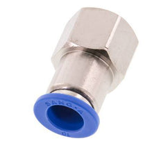 10mm x G3/8'' Push-in Fitting with Female Threads Brass/PA 66 NBR [2 Pieces]