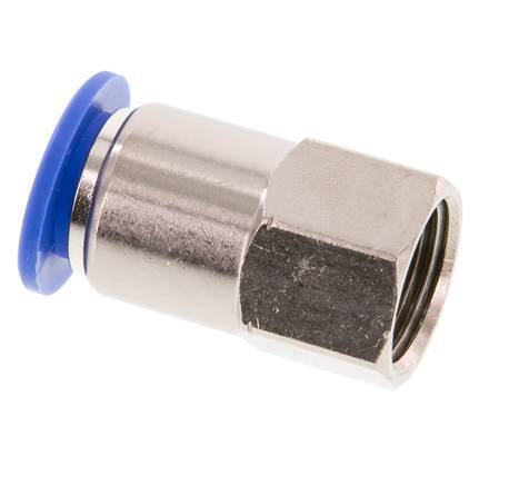 12mm x G3/8'' Push-in Fitting with Female Threads Brass/PA 66 NBR [2 Pieces]