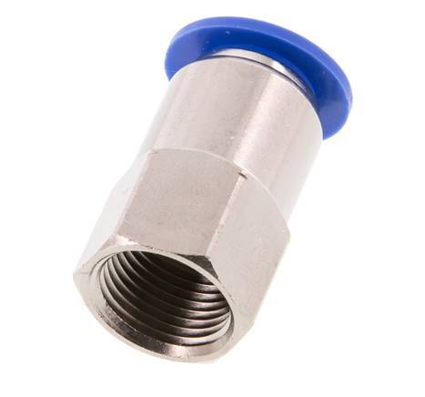 12mm x G3/8'' Push-in Fitting with Female Threads Brass/PA 66 NBR [2 Pieces]