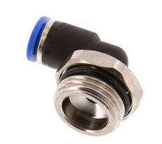 8mm x G1/2'' 90deg Elbow Push-in Fitting with Male Threads Brass/PA 66 NBR Short Sleeve Rotatable [2 Pieces]