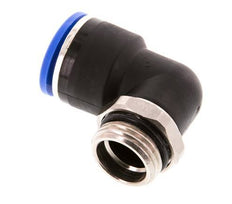 16mm x G1/2'' 90deg Elbow Push-in Fitting with Male Threads Brass/PA 66 NBR Short Sleeve Rotatable