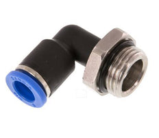 8mm x G3/8'' 90deg Elbow Push-in Fitting with Male Threads Brass/PA 66 NBR Rotatable [2 Pieces]