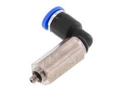4mm x M 3 90deg Elbow Push-in Fitting with Male Threads Brass/PA 66 NBR Long Sleeve Rotatable [2 Pieces]