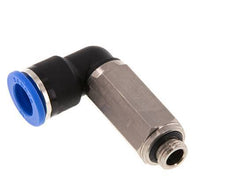 10mm x G1/8'' 90deg Elbow Push-in Fitting with Male Threads Brass/PA 66 NBR Long Sleeve Rotatable [2 Pieces]
