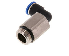 10mm x G1/2'' 90deg Elbow Push-in Fitting with Male Threads Brass/PA 66 NBR Long Sleeve Rotatable