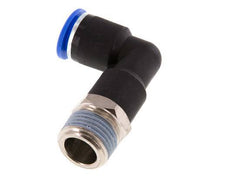 12mm x R1/2'' 90deg Elbow Push-in Fitting with Male Threads Brass/PA 66 NBR Long Body Rotatable [2 Pieces]