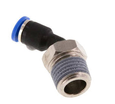 4mm x R1/4'' 45deg Elbow Push-in Fitting with Male Threads Brass/PA 66 NBR [2 Pieces]