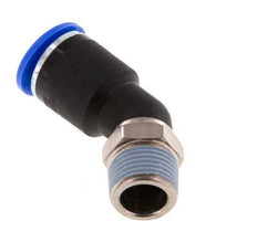 12mm x R3/8'' 45deg Elbow Push-in Fitting with Male Threads Brass/PA 66 NBR [2 Pieces]