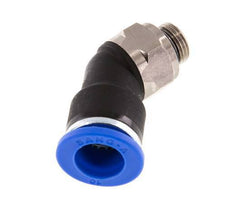 10mm x G1/8'' 45deg Elbow Push-in Fitting with Male Threads Brass/PA 66 NBR [2 Pieces]