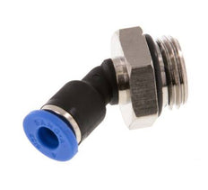 4mm x G1/4'' 45deg Elbow Push-in Fitting with Male Threads Brass/PA 66 NBR [2 Pieces]