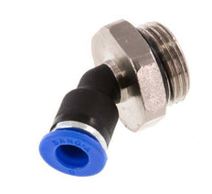 6mm x G3/8'' 45deg Elbow Push-in Fitting with Male Threads Brass/PA 66 NBR [2 Pieces]