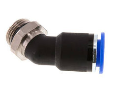 12mm x G3/8'' 45deg Elbow Push-in Fitting with Male Threads Brass/PA 66 NBR [2 Pieces]