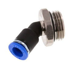 8mm x G1/2'' 45deg Elbow Push-in Fitting with Male Threads Brass/PA 66 NBR [2 Pieces]