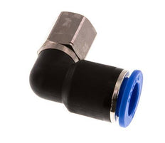 12mm x G1/4'' 90deg Elbow Push-in Fitting with Female Threads Brass/PA 66 NBR Rotatable