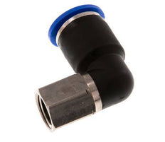 12mm x G1/4'' 90deg Elbow Push-in Fitting with Female Threads Brass/PA 66 NBR Rotatable