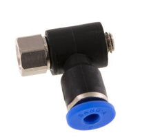 3mm x M 5 Elbow Push-in Fitting with Male-Female Threads Brass/PA 66 NBR [2 Pieces]