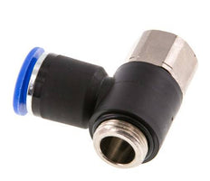 12mm x G3/8'' Elbow Push-in Fitting with Male-Female Threads Brass/PA 66 NBR