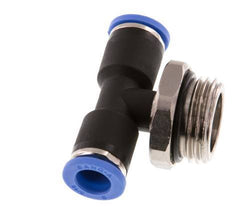 8mm x G1/2'' Inline Tee Push-in Fitting with Male Threads Brass/PA 66 NBR Rotatable