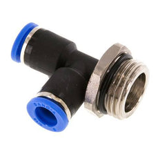 8mm x G1/2'' Right Angle Tee Push-in Fitting with Male Threads Brass/PA 66 NBR Rotatable